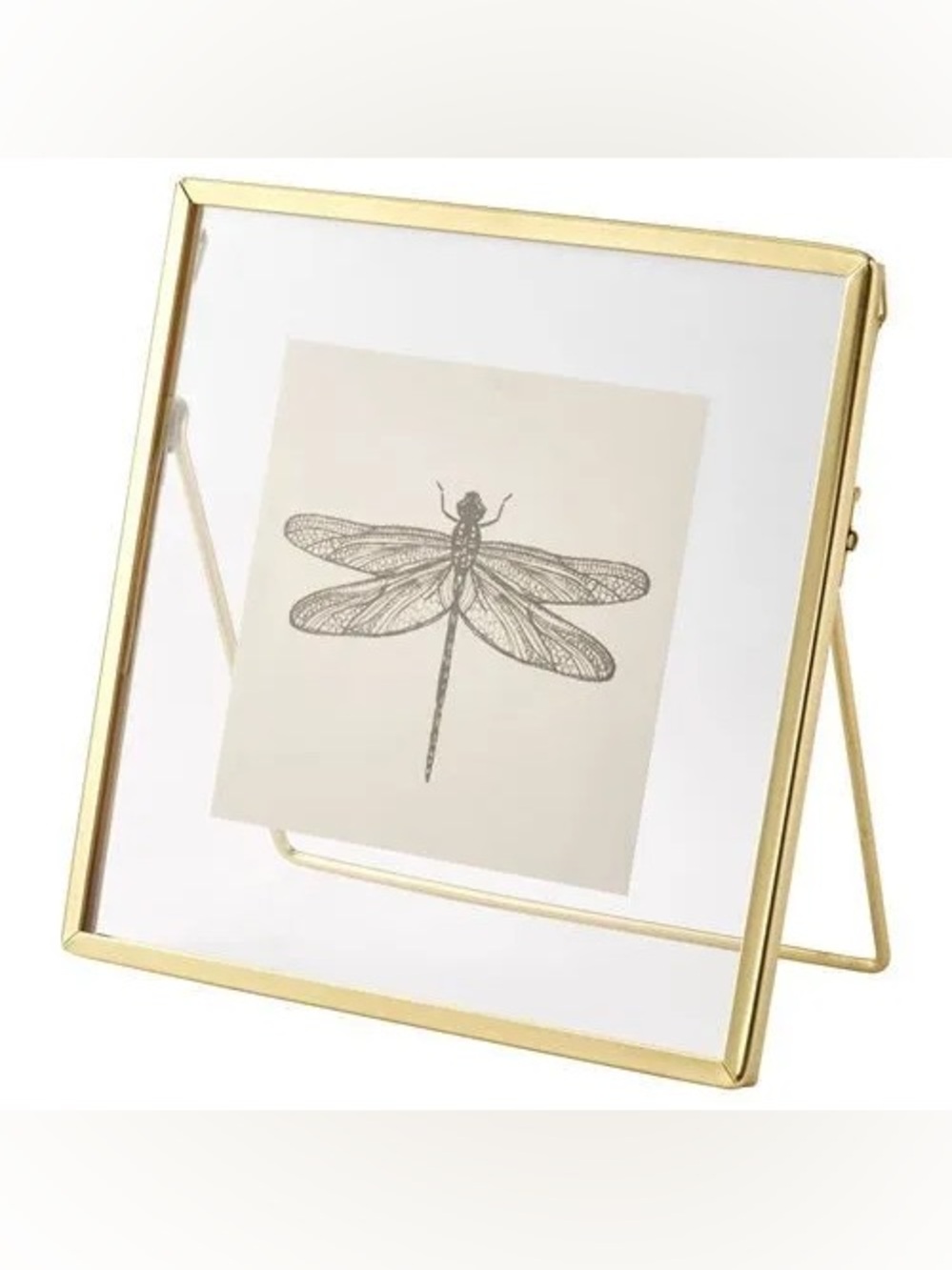 Gold Floating Photo Frame - Elegant Home Accent